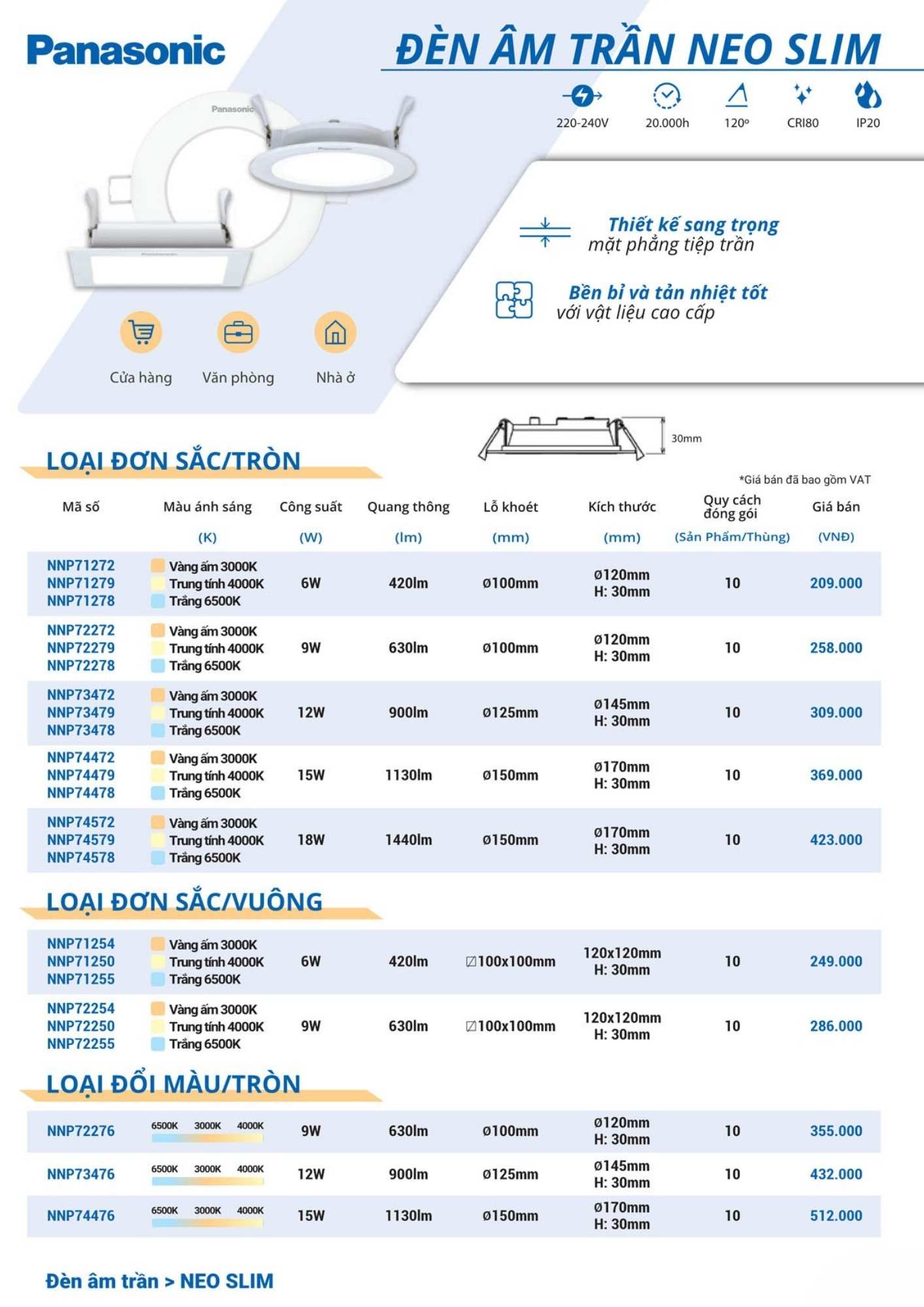 Panasonic DN 2G Giá Tốt
Panasonic EZ-M Siêu Mỏng
Panasonic NEO-SLIM
Panasonic Đổi Màu
Panasonic Cảm Biến
Panasonic Chiếu Điểm
Đèn Panasonic 7W
Đèn Panasonic 9W
Đèn Panasonic 12W
Đèn Panasonic 15W+
sản phẩm bán chạy nhất
Panasonic NEO-SLIM